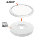 Envision SLDSKR-12-EMB-EMPTY-UNV SLDSKR-12: EM Backup Empty Body for All Models, 22w, White