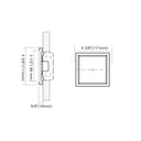 Envision LED-SLDSKSQ-5-10W-5CCT-WH-0/10V 5" SlimLine Surface Mount Square, White