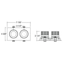 Envision LED-SQM2-4-30W-5CCT-WH 4" Multiple: Double Head, White