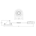 Envision LED-SL-SCP-4R-12W-5CCT-WH 4" Scoop Downlight (Canless) White Round Module