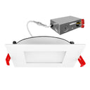 Envision LED-SL-PNL-6SQ-3P15W-5CCT-WH 6" Square Slim Panel Wafer Downlight, 15/12/9w, White
