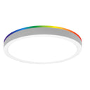 Envision LED-SLDSKR-7-15W-RGB+W-WH 7" Surface Mount Round: Slim-Line SMART, White