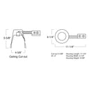 Envision C4-RM-ICAT-LED 4" IC Rated Can: Retrofit