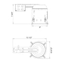 Envision C6-RM-ICAT-LED-0/10V 6" IC Rated Can: Retrofit 5-7 Day Lead Time