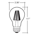 Envision LED-FLM-A19-10W-27K Filament A19 Bulb, Clear