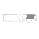 Envision CV-24V-DC-60W-DIM Constant Voltage Class 2 Driver with Aluminum Casing, Black