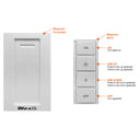 Envision S-LINE-DIM-BT Dimmer for S-LINE Series Bluetooth Sensors, <1W, White