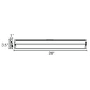 Envision LED-UC-28I-12W-5CCT-USB-WH 28" Undercabinet Bar, White