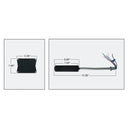 Envision STD-480-277-465A-FLX Step Down Transformer Fixtures Up To 350W, <1W, Black