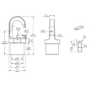 Envision RHB-PDM-HK RHB3: Pendant Mount Hook 1/2" Pipe