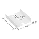 Envision RST-SM-CN Surface Mount Linkable Bracket, White