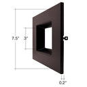 Envision DL-SQ-6-TRIM-BZ-SM DL-SQ-6 Bronze Smooth Trim
