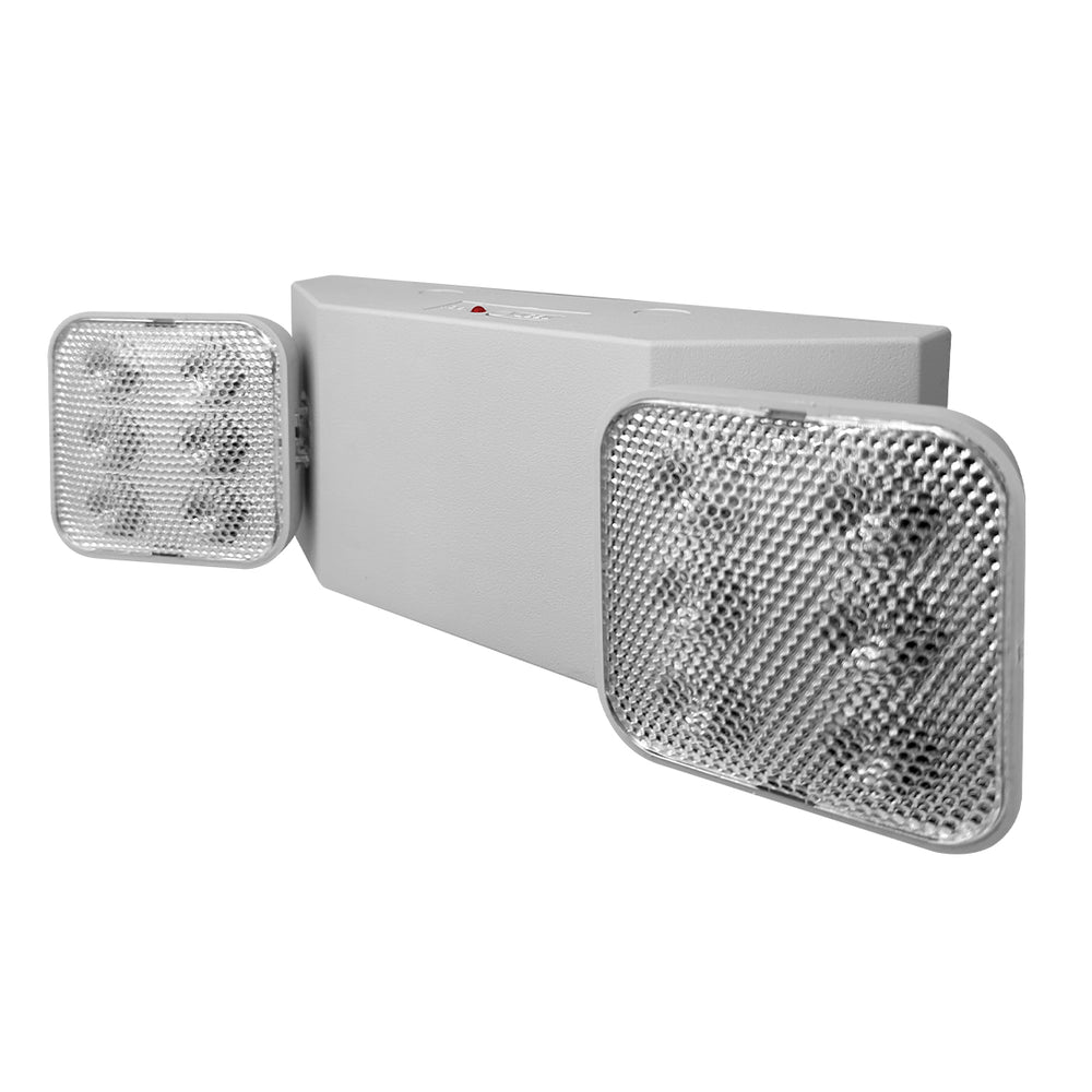 Envision LED-EM-DH Emergency Bug Eye Double Headed Fixture, 3w, White