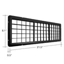 Envision SQSPL-AG SQSLP: Anti-Glare Louver Shield