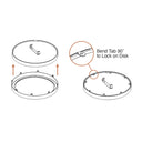 Envision SLDSKR-12-TRIM-BRZ SLDSKR: 12" Snap on Trim Bronze