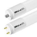 Envision LED-T8-DF-GL-8FT-42W-50K 8 FT T8 Glass + PC Coating DUAL FIT Ballast, or AC Direct Double Sided (FROSTED) w/ FA8 Single Pin Sockets