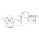 Envision PC-TWL-HV Twistlock Photocell High Voltage for TWL-RC, <1W, Black