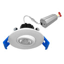 Envision LED-DLJBX-ADJ-2-5W-5CCT-WH 2" Gimbal Downlight: SnapTrim-Line, White