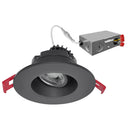 Envision LED-DLJBX-ADJ-3RG-8W-5CCT-BLK-R 3" Regressed Gimbal Downlight: SnapTrim-Line, Black