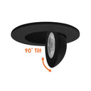 Envision LED-SL-FLT-2-5W-5CCT-BLK 2" Gimbal Downlight: SnapTrim-Line, White