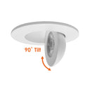 Envision LED-SL-FLT-2-5W-5CCT-WH 2" Gimbal Downlight: SnapTrim-Line, White