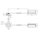 Envision LED-SL-FLT-2-5W-5CCT-WH 2" Gimbal Downlight: SnapTrim-Line, White