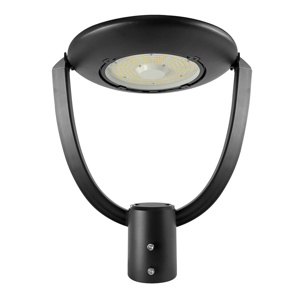 Envision LED-PST-3P150-TRI-BL-UNV Post Top Flood: Bolt-Line, 150/125/100, Black