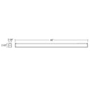 Envision LED-UDL2-4FT-3P50-5CCT-WH 4' C-Line: Suspended Linear, 50/40/30w, White