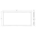 Envision LED-BPL-2x4-3M65-5CCT-HL 2x4 LED Panel: Backlit-Line, 65/55/45w, White