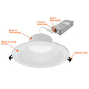 Envision LED-CMDEX-8-3M30-5CCT-CUNV 8" External Commercial Downlight: CMD-Line, 30/22/16w, White