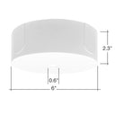 Envision CACM-DP-SM-WH Surface Mount Canopy 2.3" Height for J-box/ Pipe/ EMB, White