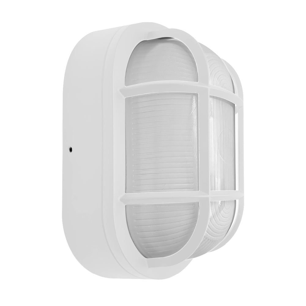 Envision LED-WPBH-3P20-TRI-WH-PC Wall Pack: BULK-Line - Oval Checker, 20/16/12W, White