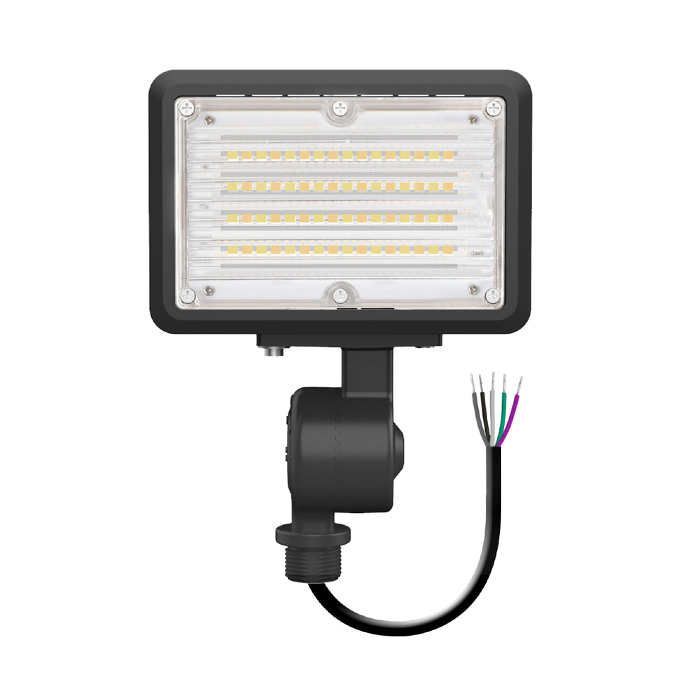Envision LED-FL-15W-TRI-BL-KNYK-PC Mini Flood: XS-Line 1/2" Knuckle & Yoke Included, Black