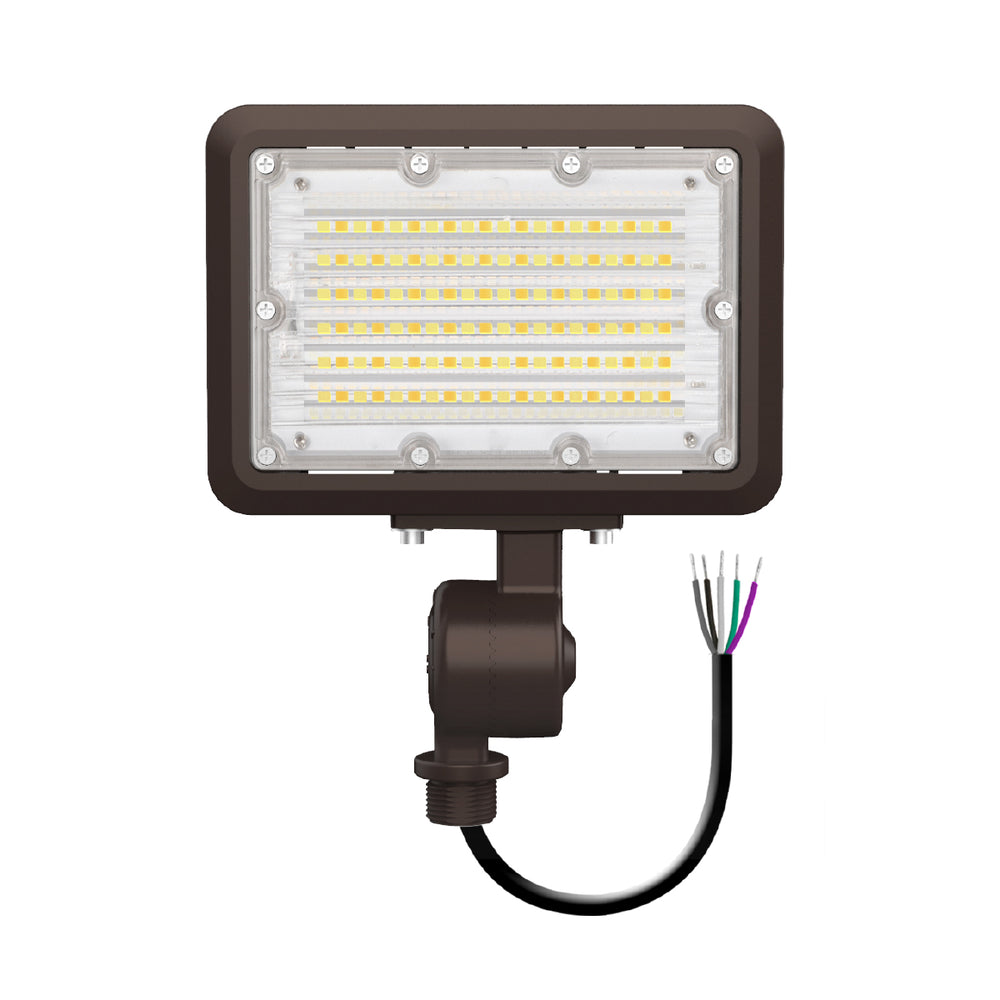 Envision LED-FL-30W-TRI-BZ-KNYK-PC Mini Flood: XS-Line 1/2" Knuckle & Yoke Included, Bronze
