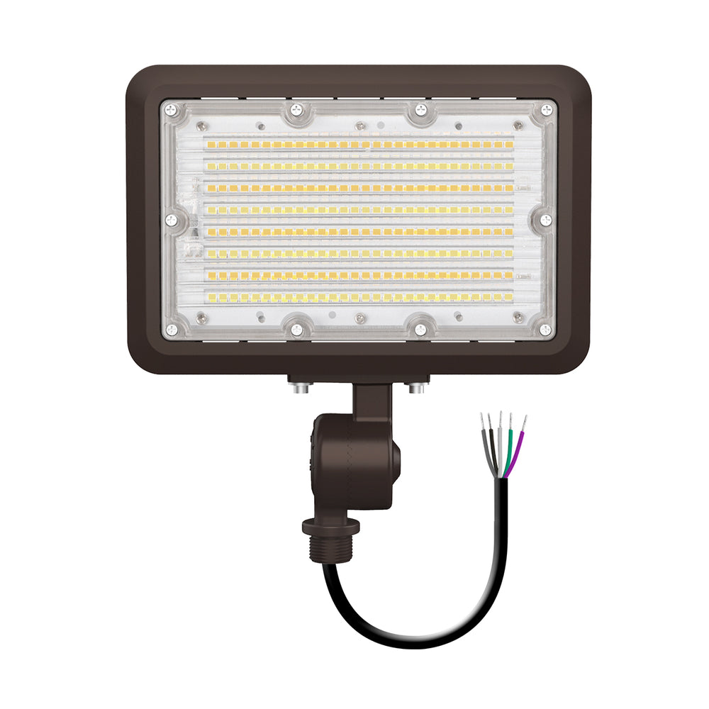 Envision LED-FL-3P60-TRI-BZ-KNYK-PC Mini Flood: XS-Line 1/2" Knuckle & Yoke Included, 60/50/40w, Bronze