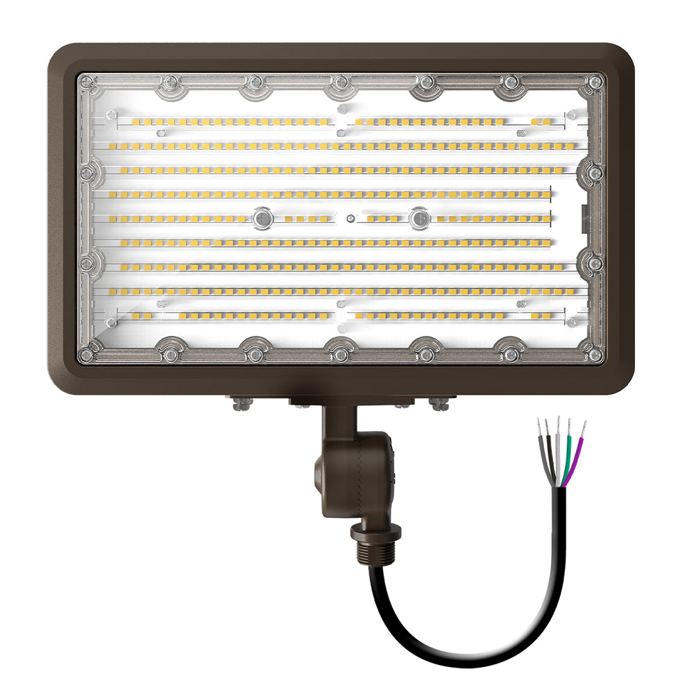 Envision LED-FL-3P100-TRI-BZ-KNYK-PC Mini Flood: XS-Line 1/2" Knuckle & Yoke Included, 100/80/60, Bronze