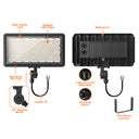 Envision LED-FL-3P150-TRI-BL-KNYK-PC Mini Flood: XS-Line 1/2" Knuckle & Yoke Included, 150/120/100w, Black