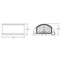 Envision LED-WPUD-SC-3P80-TRI-BL-PC Wall Pack: CIRCLE-Line Up/Down, 80/64/48w, Black