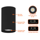 Envision LED-CACM-4-3P15-5CCT-BL-UNV 4" CACM Module: ARCY-Line, 15/10/5w, Black