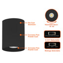 Envision LED-CACM-6-3P25-5CCT-BL-UNV 6" CACM Module: ARCY-Line, 25/20/10, Black
