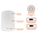 Envision LED-CACM-6-3P25-5CCT-WH-UNV 6" CACM Module: ARCY-Line, 25/20/10, White