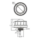 Envision S-TWC-PIR-BT PIR Bi-Level + Daylight: Twist-C Bluetooth EnVisionLS App, <1W, White