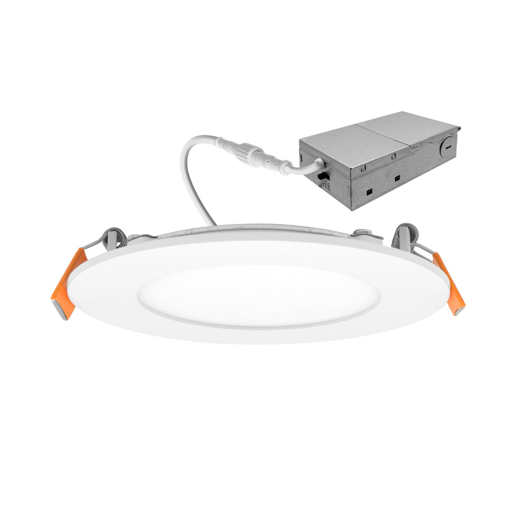 Envision ECV-WFR-4-9W-5CCT 4" Round Slim Panel Wafer Downlight, White