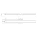 Envision LED-VT-SQFT-33-3P30-5CCT-BN Vanity Light - 33" Square Full, 30/23/19w, Brushed Nickel