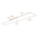 Envision LED-BPL-4ix8ft-3M80-6CCT 4"x8' LED Panel: Backlit-Line, 80/60/40w, White