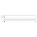 Envision LED-BPL-4ix8ft-3M80-6CCT 4"x8' LED Panel: Backlit-Line, 80/60/40w, White