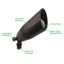 Envision BLT-ALM-BZ-12V-3 Landscape Bullet Light - MR-16: Style 3: Traditional, Bronze