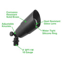 Envision BLT-BR-MBL-12V-2 Landscape Bullet Light - MR-16: Style 2 Modern, Matte Black