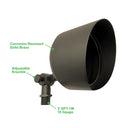 Envision FL-LG-RD-BR-ORB-12V Landscape Flood Light: Large Round, Oil Rubbed Bronze