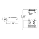 Envision GM-1/2-BR-SS Gutter Mount, Stainless Steel